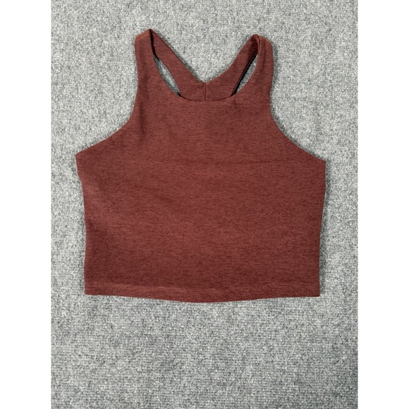 Beyond Yoga Tops - Beyond Yoga Spacedye Refocus Tank Top Womens Size Medium Mahogany Brown Gym